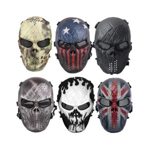 Autres fournitures de fête d'événement Chef M06 Masque de crâne Équitation Full Face Armée Combat en plein air CS Équipement Masques tactiques Décorations d'Halloween Cadeau de Noël 231024