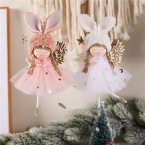 Andere evenementenfeestjes Kerstmis engelpop Decoratie voor thuis ornament Tree Decor Xmas Gifts Cristmas Jaar 2024 Navidad 230406