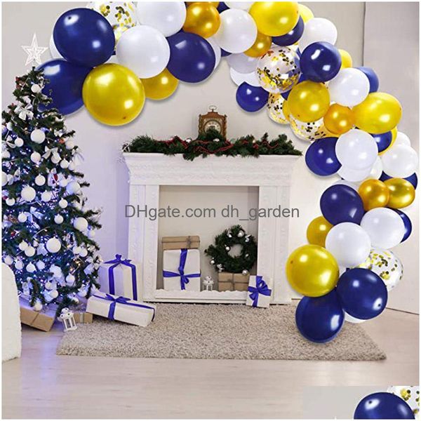 Autres fournitures de fête d'événement Noël Irregar 113 Chaîne de ballon Transparent Anniversaire Ins Net Fond rouge Arche murale Drop Dhgarden Dhtle