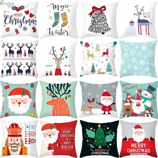 Autres événements Fournitures de fête Fournitures de Noël Jouet Joyeux Noël Décorations pour la maison Renne Père Noël Arbre Coussin Couverture Ornement Cadeau de Noël Noel 220908