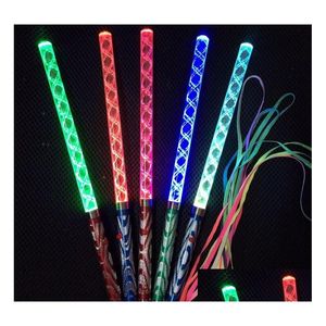 Autres fournitures de fête d'événement Colorf Flash Electronic Notre troisième bulle acrylique Dazzle Couleur clignotante Led Rods Concert Atmosphere Pro Dh5Ov