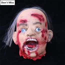 Otros suministros para fiestas de eventos Cortar la cabeza Prop Halloween Scary Realistic Hanging 220823