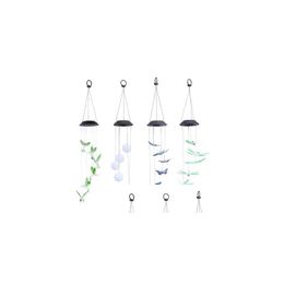 Autres fournitures de fête d'événement Droplight Mix and Match Bienvenue Solar Wind Chime Light Hummingbird Cadeau Couleur LED Jardin Suspendu Eea393 H Otx8H