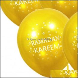 Altri articoli per feste per eventi Forniture per palloncini Eid Mubarak Palloncino felice Decorazioni per l'anno islamico Decorazione del festival musulmano del Ramadan Suppl Dhhdi