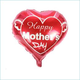 Ander evenementfeestje voorraden vader en moeder liefde hart vorm ballonnen gelukkige moederdag aluminium folie ballon festival globol dro dhwz6
