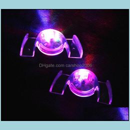Otros suministros para fiestas de eventos Hogar festivo Jardín Luz intermitente LED Pieza de protector bucal Glowin Dhuxv