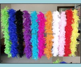 Autres fournitures de fête d'événement Festive Home Garden Drop Livrot 2021 Turquie Grande Chandelle Marabou Feather Boa Mariage Cérémonie Boas7275151