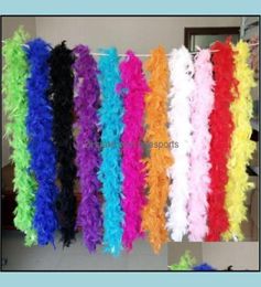 Autres fournitures de fête d'événement Festive Home Garden Drop Livrot 2021 Turquie Grande Chandelle Marabou Feather Boa Mariage Cérémonie Boas2851323