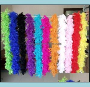 Autres fournitures de fête d'événement Festive Home Garden Drop Livrot 2021 Turquie Grande Chandelle Marabou Feather Boa Mariage Cérémonie Boas8652417