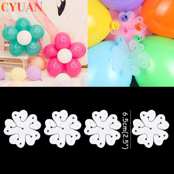 Autres fournitures de fête d'événement Clips de ballons de fleurs 5M Chaîne de ballon Colle Dot Anniversaire Mariage Arch Toile de fond Décorations Globos Ballons Accessoires 230905