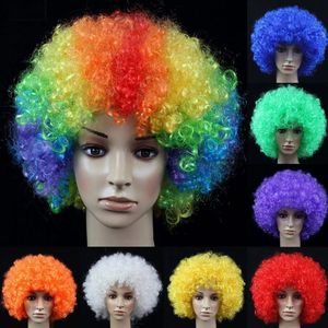 Autres fournitures de fête d'événement Funny Cloud Wig Cap Fluffy Wavy Explosive Head pour la robe d'anniversaire Performance Props Hair Header Reactive 230923