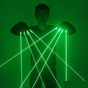 Andere evenementenfeestjes Leveringen Green Laser Handschoenen Flash Finger Dress Up Led Robot Suit Glowing Bar Music Festival Live Sfeer Prop Dhxyn