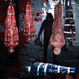 Otros suministros para la fiesta de eventos Decoración de Halloween 59 pulgadas Py Corpse Víctimas muertas accesorios de horror al aire libre Falso Falso Bloody Ho Dh7pe