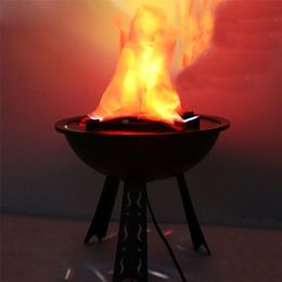 Andere evenementenfeestjes Salloween Decoration Simulation Fake Flame Fire Basin Decoracion De Halloween Party Horror Accessories Electric Festival Props 230823