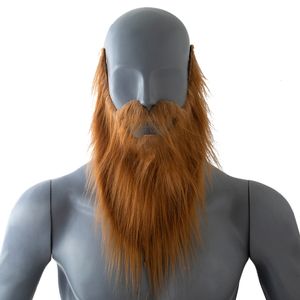 Otro evento Suministros para fiestas Halloween Fake Bushy Beard Divertido cabello marrón para disfraz Juego de baile Fiesta Juego de rol Cosplay 230918