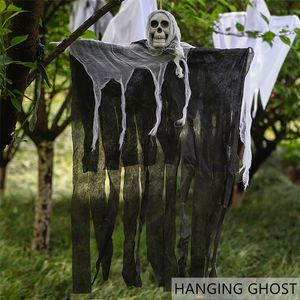 Andere evenementenfeestje Salloween hangende schedelhoofd Ghost eng Haunted House Props Halloween Decorations for Home Ornaments Yard Garden Bar Decor 220914