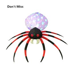 Otros suministros para fiestas y eventos Decoraciones de araña inflables de Halloween con Kaleid 220823