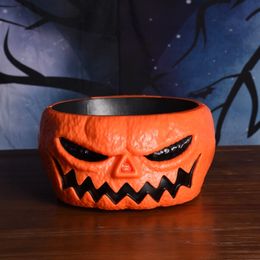 Autres fournitures de fête pour événements Halloween mainan elektrik mangkuk permen dengan lompat tengkorak tangan mata menakutkan pesta dekorasi menyeramkan 230905
