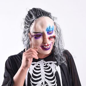 Andere evenementenfeestjes Salloween Mask Bloody Female Ghost Latex Mask 220823