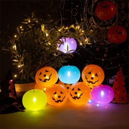 Otros suministros para fiestas y eventos Calabaza de Halloween Luces LED Globo Ambiente Decoración Hogar 230818