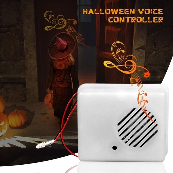 Otros eventos Suministros para fiestas Sensor de sonido de Halloween Accesorios de miedo activados por voz Decoración de Halloween Sensor de sonido Altavoz de grito Casa encantada Accesorios de terror 230823