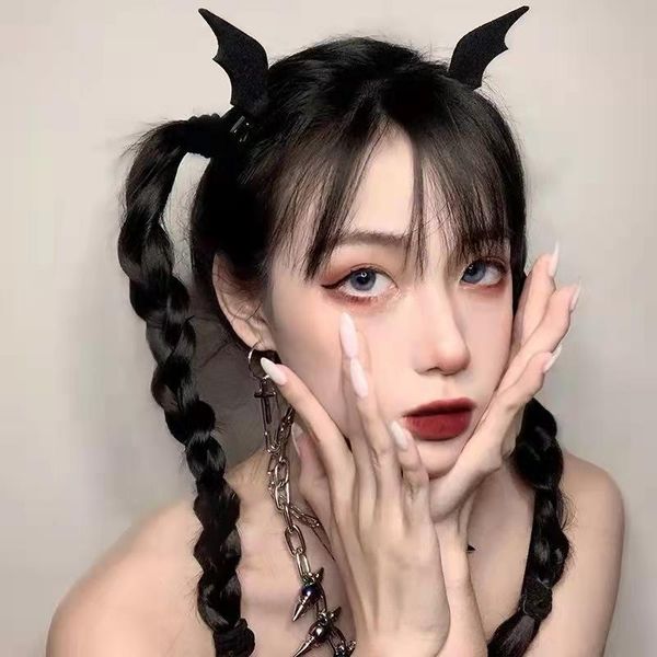 Autres fournitures de fête d'événements Bandeaux Oreilles d'animaux Ailes du diable Bat Cosplay Bandeau de cheveux Accessoires d'anime Coiffe gothiqueAutre