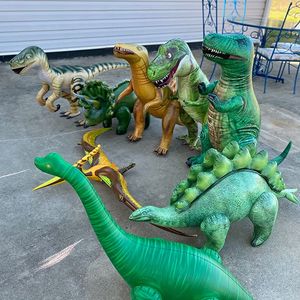 Autres événements Fournitures de fête Ballons gonflables de dinosaures Dino Baby Anniversaire Décoration Jurassic Animaux Raptor Brachiosaurus Jouets Enfants Faveurs 230822