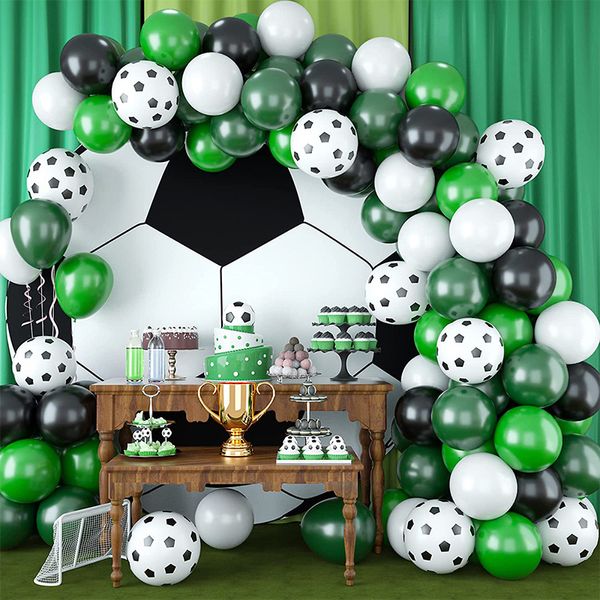 Otro evento Suministros para fiestas Niños Baby Boy Fútbol Fútbol Béisbol Globos Feliz cumpleaños Fiesta Arche Ballon Anniversaire Decoración Bapteme Globos 230923