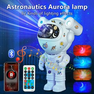 Autres fournitures de fête d'événements Enfants Star DIY Projecteur Veilleuse avec télécommande 360 Conception réglable Astronaute Nébuleuse Galaxie Éclairage pour enfants 231101