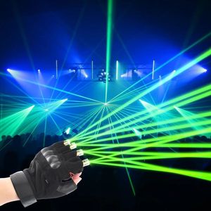 Autres fournitures de fête d'événement Laser Finger Light Meteor Gants lumineux Lampe de poche Guide de chemin de survie en plein air Éclairage de scène pour randonnée DJ Club 230901