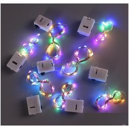 Autres fournitures de fête d'événement LED guirlandes lumineuses fil de cuivre étoilé clignotant luciole maison décoration de vacances artisanat bricolage accessoires guerre Dhvbj