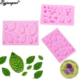 Otros suministros para fiestas de eventos M961 Hojas de rosa Arce Molde de silicona Epoxi Resina UV Caramelo Polímero Arcilla Fondant Pastel Decoración Herramienta Flor Gumpaste Molde 230923