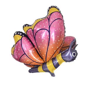Autres événements Party Supplies New Butterfly Foil Balloons 3D Insect Fairy Hélium Ballon pour 1st Kids Theme Decoration Birthday Decoration Girls Bab Dh75u