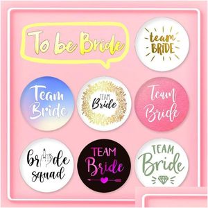 Andere evenementenfeest levert nieuwe team bruid badge European Bachelor tot prom decoratie levering rra603 drop home tuin feestelijke dhybu