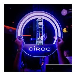 Andere evenementen Feestartikelen Nachtclub Led Ciroc Vodkafles Glorifier Display Party Vip Service Champagne Wijnpresentator met metalen Dhufs