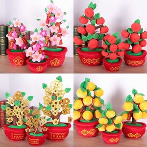 Andere evenementenfeestjes Party Favor voorjaarsfestival Mascot ornament Wedding Po Props Peach Orange Fortuna voor Doll Chinese jaar House GIF N84C 230329