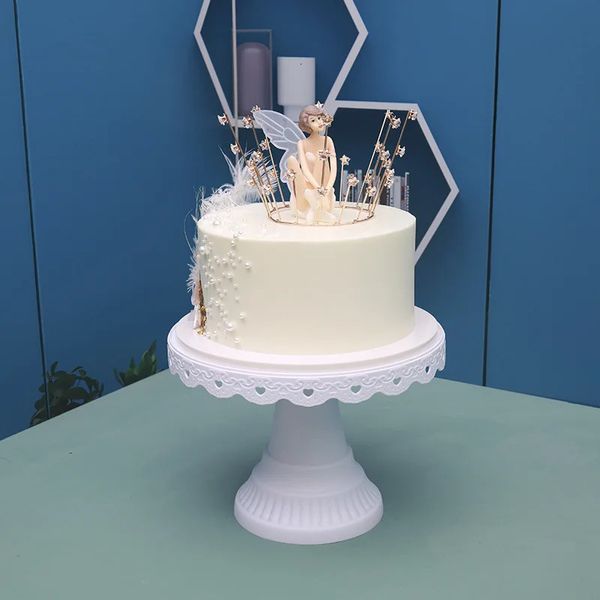 Autres fournitures de fête d'événement Présentoir de gâteau en plastique Décoration de mariage Plateau de dessert de gâteau d'anniversaire Accueil Plateau de table de dessert de fête d'anniversaire 231127