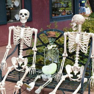 Otros suministros para la fiesta de eventos Posable Skeleton Human Skeleton Halloween Decoración Propultado de Halloween Skeleton Holiday Diy Decorations 230814