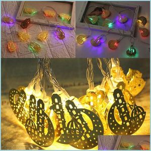 Andere evenementenfeestjes Ramadan Festival 10 LED String Licht Islamitische Eid Home Garden Decor Moon Castle Decoratie Drop levering DH7MA