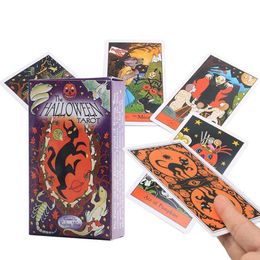 Otra fiesta de eventos suministra la mayoría de las cartas de mazo Tarot establecido 78 Tarjeta Los juegos de tarjetas de tarot de Halloween y guía para la adivinación de brujas Juego 230816