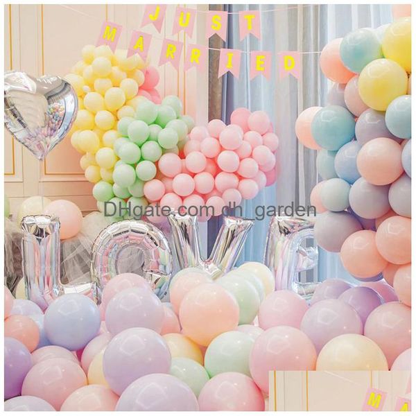Autres fournitures de fête d'événement épaissie Aron ballon en gros 10 pouces 2.2G décoration d'anniversaire ensemble de mariage ECE 1 goutte Delive Dhgarden Dhae7