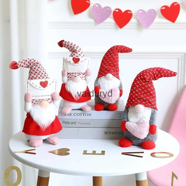 Autres fournitures de fête d'événement Saint-Valentin Poupée sans visage Ornement Nordic Gnome Old Man Doll Saint Valentin pour la décoration de la maison Décoration de mariage Cadeau Toysvaiduryd