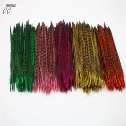 Autres fournitures de fête d'événement en gros 100pcslot ringneck plumes de queue de faisan 2530cm1012inch naturel pour l'artisanat décorations de mariage 231113