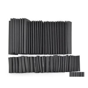 Autres accessoires extérieurs 127Pcs Noir Polyoléfine 21 Halogène 104 Mpa 15 Kvmm Pour Kit de gaine de gaine thermorétractable 7 tailles283013 Otoyw