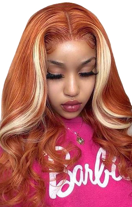 Other Fashion Accessories 613 Highlight Ginger Lace Front Wig Glueless 13x4 HD Lace Frontal Wig Body Wave Hair Wig Blonde Closure Wig For Women