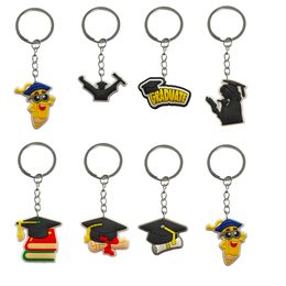 Andere mode -accessoires Bachelor Keychain voor verjaardag Kerstfeest Gunsten Gift Keyring Backpack Car Charms Keychains geschikt OTD45