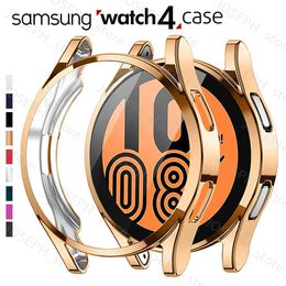 Otros accesorios de moda Funda para Samsung Galaxy Watch 4 44 mm 40 mm TPU Protector de pantalla de parachoques completo Galaxy Watch 4 Cubierta Accesorios para relojes inteligentes J230413