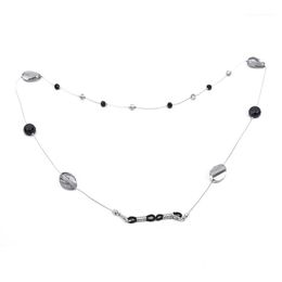 Autres accessoires de mode Perles de cristal Lien Chaîne Lunettes de lecture Porte-corde Lunettes de soleil Sangle Cordon Bande de cou Accessoires de vêtements1