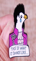 Other Fashion Accessories Doves Cry Purple X Rain Prince Enamel Pins Lapel Pin This Is What It Sounds Like Badge Jewelry Gift for 1281686