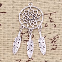 Autres accessoires de mode Accessoires de mode Charms Native Dream Catcher Connecteur Antique Making Pendentif Fit Vintage Bronze Tibétain Dhrzd